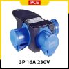 Bộ chia ổ cắm PCE F9430401 không kín nước | 3P 16A 230V